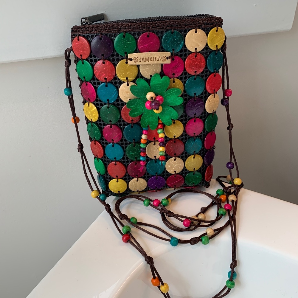 NWOT Crossbody Jamaican Bag